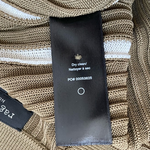 RAG & BONE PEYTON SHORT-SLEEVE POLO SHIRT, SIZE L - Picture 6 of 6